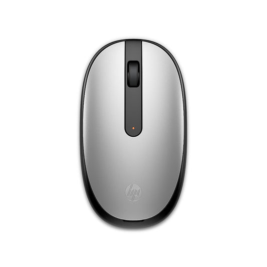 HP 240 Bluetooth Mouse/Ambidextrous; Compact Size; Portable Mouse/Red Optical Tracking/1600 dpi/3 Years Warranty/Pike Silver (43N04AA)