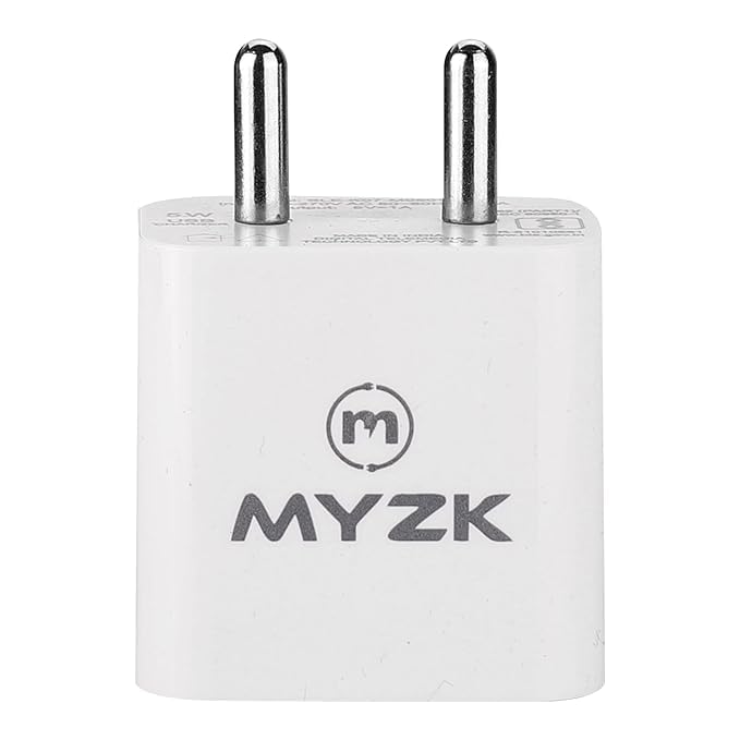 MYZK 5V 1A-Mobile Charger | with USB to C-Type Cable | Fast Charger | Made in India Wall Charger Adapter | Universal Compatibility | 5 Volt Adapter USB | 5v...