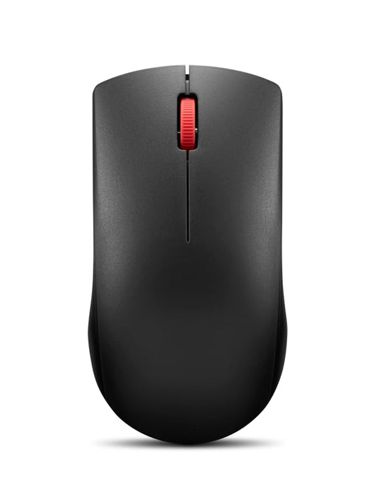 Lenovo 150 Wireless Compact Mouse, 1K DPI Optical sensor, 2.4GHz Wireless NanoUSB, 10m range, 3button(left,right,scroll) upto 3M left/right clicks, 10month battery, Ambidextrous, Ergonomic, GY51L52638