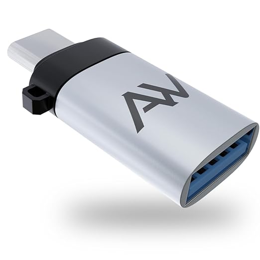 QZ USB 3.1 Type C OTG Adapter, Type C to USB Connector, USB to Type C Adapter OTG [Thunderbolt-3 Compatible]