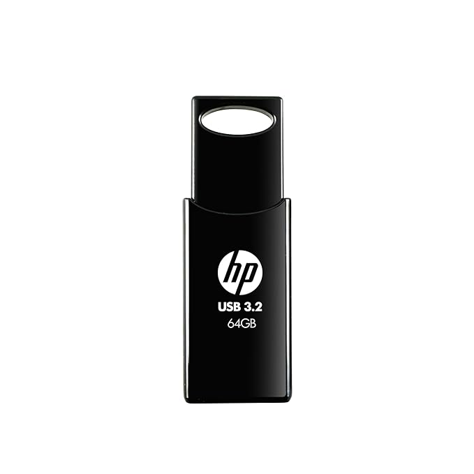 HP 712w 64GB USB 3.2 Flash Drive- Black