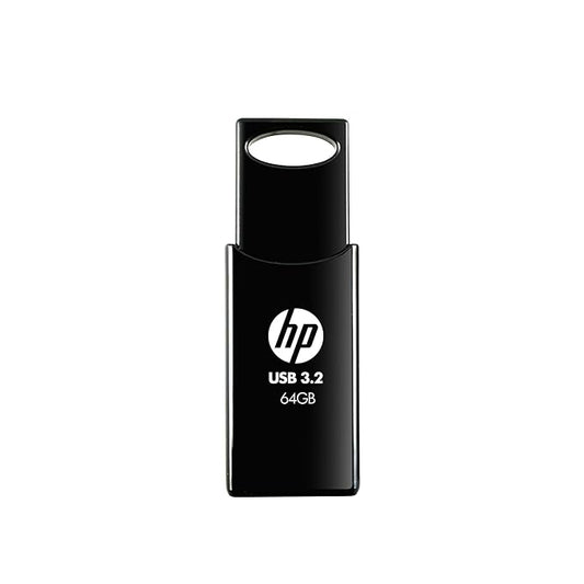 HP 712w 64GB USB 3.2 Flash Drive- Black