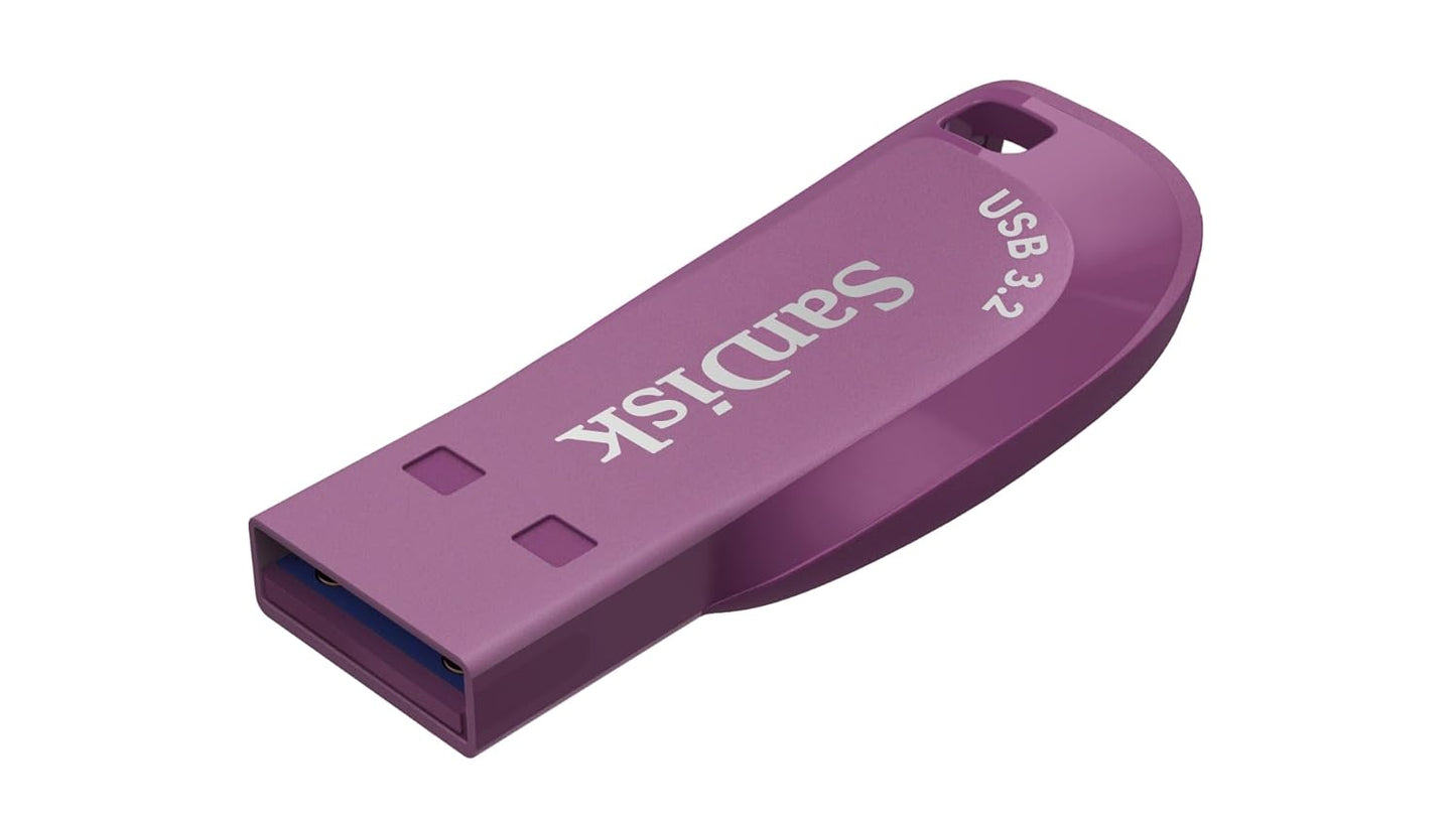 SanDisk Ultra Shift USB Flash Drive 32GB, USB 3.2 Gen 1, Cattleya Orchid Colour