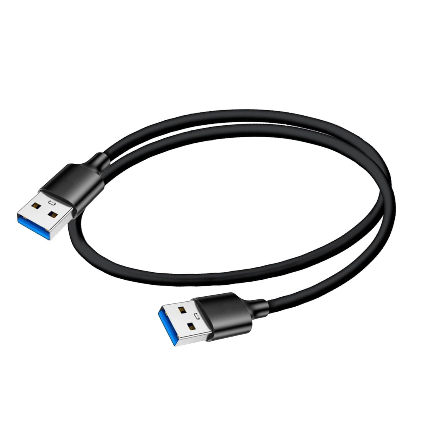 Storite 50CM USB 3.0 Male to Male Cable for Hard Drive Enclosures, Laptop Cooling Pad, DVD Players,Black -1 Pack