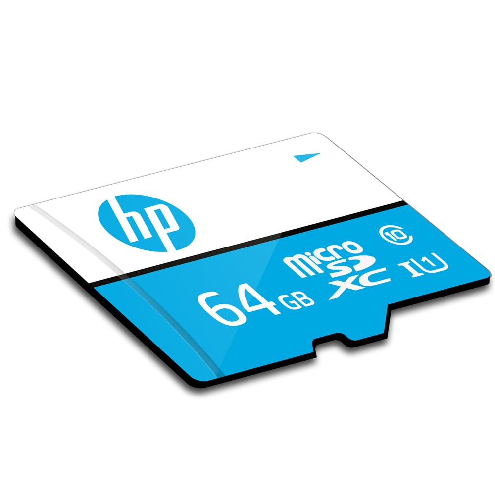 HP 64GB MicroSD Memory Card SDXC mx310 Class 10, UHS-I, U1 Card, Upto 100MB/s R, 10 Y Warranty