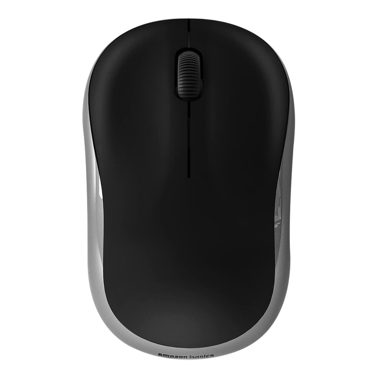 amazon basics Wireless Mouse, 2.4 GHz with USB Nano Receiver, Optical Tracking, for PC/Mac/Laptop/Tablet (Black)