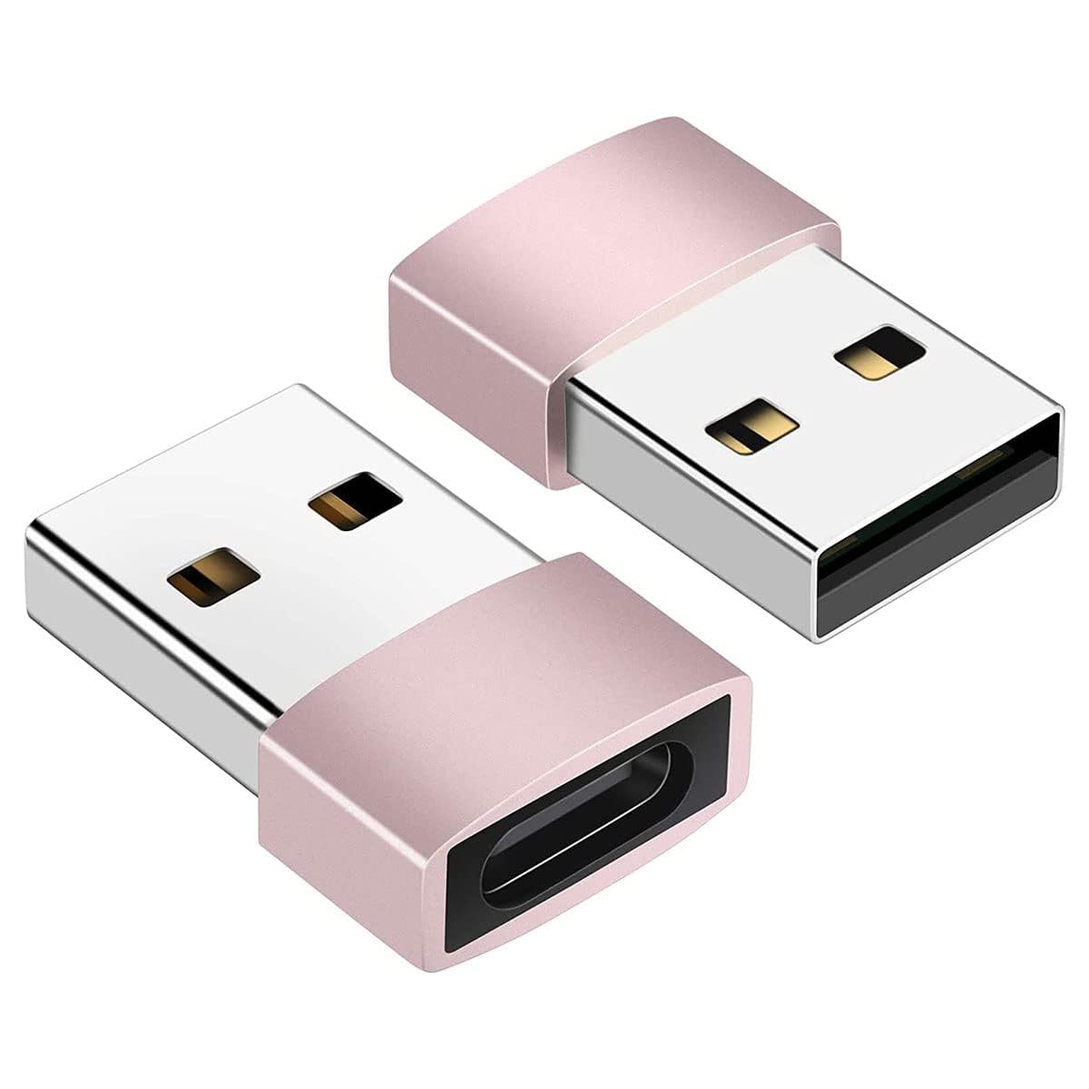 MERCIFUL USB 3.0 Type C Female to USB A Male Connector/Converter/Adapter Compatible for All Type-C (Multicolour) Pack of 2