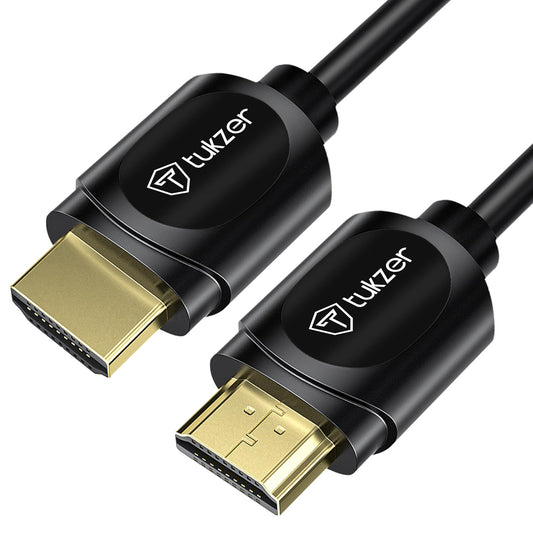 Tukzer 4K HDMI Cable, Support 3D, Ultra HD 4K @60Hz, High-Speed 10.2Gbps Ethernet, Audio Return Channel, Gold-Plated Connector| For UHD TV, Monitor, Computer, Projector, Xbox Gaming Console (3 Feet)