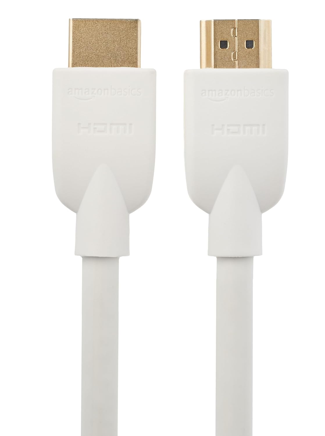 amazon basics High Speed 1.4B Hdmi Cable - Supports Ethernet,Full Hd 3D,4K Hdr And Arc (4K@60Hz,18Gbps) - 15 Foot,White