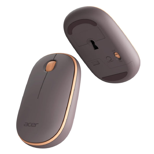 Acer Wireless Bubble Mouse (1600 DPI/2.4 GHz Wireless Frequency/Optical Sensor/USB Dongle) AMR100 | Color: Peach