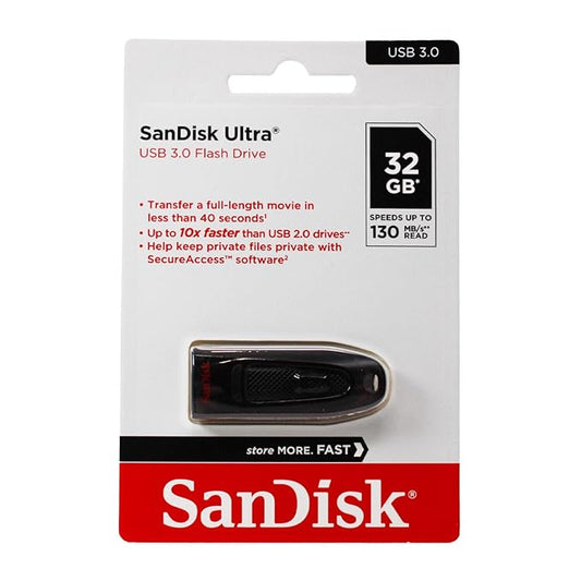 SanDisk SDCZ48-032G-UAM46 Ultra CZ48 32GB USB 3.0 Pen Drive (Black)