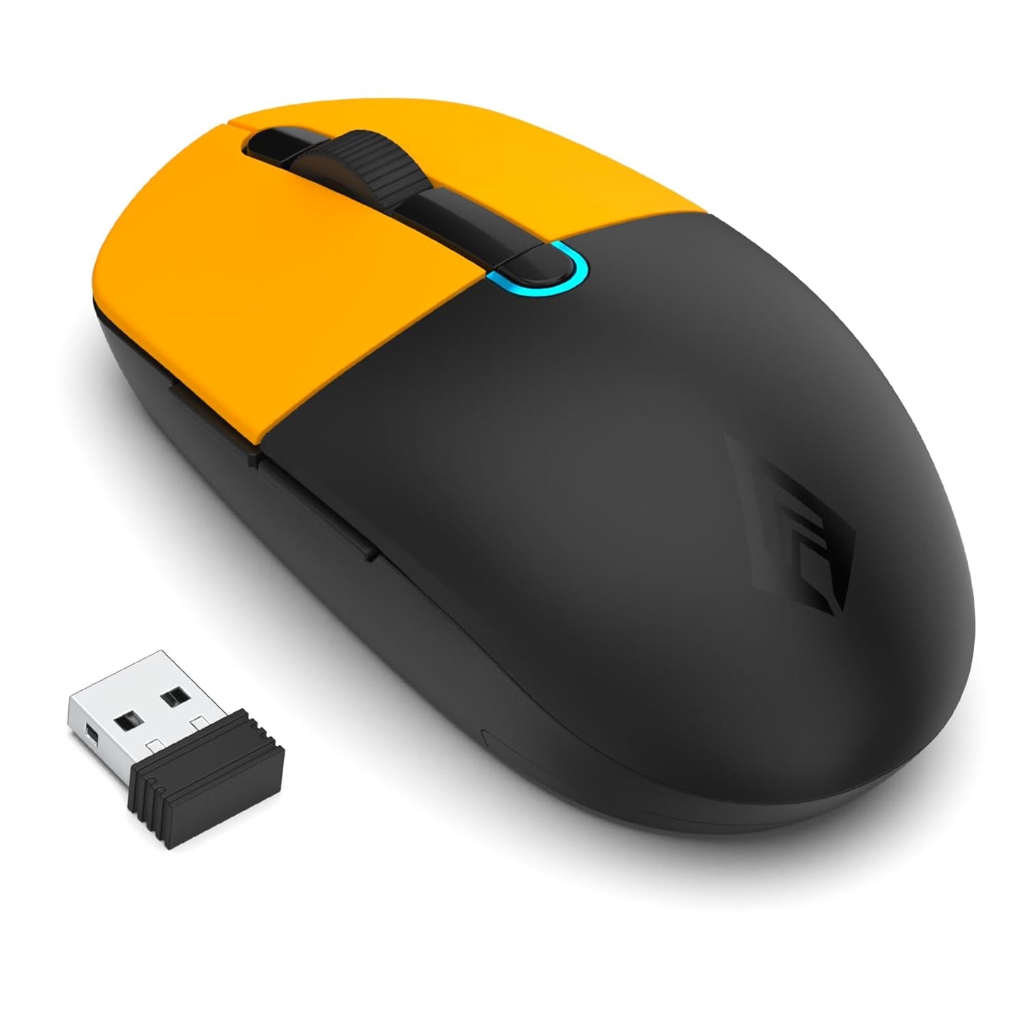 Archer Tech Lab Precision 300 Wireless Mouse, Dual Mode Bluetooth 5.3/2.4GHz USB Nano Dongle 10M Range,3 DPI Settings (800-1200-1600) 6 Button Ergonomic Design,3 Million Clicks,Lightweight 63gm