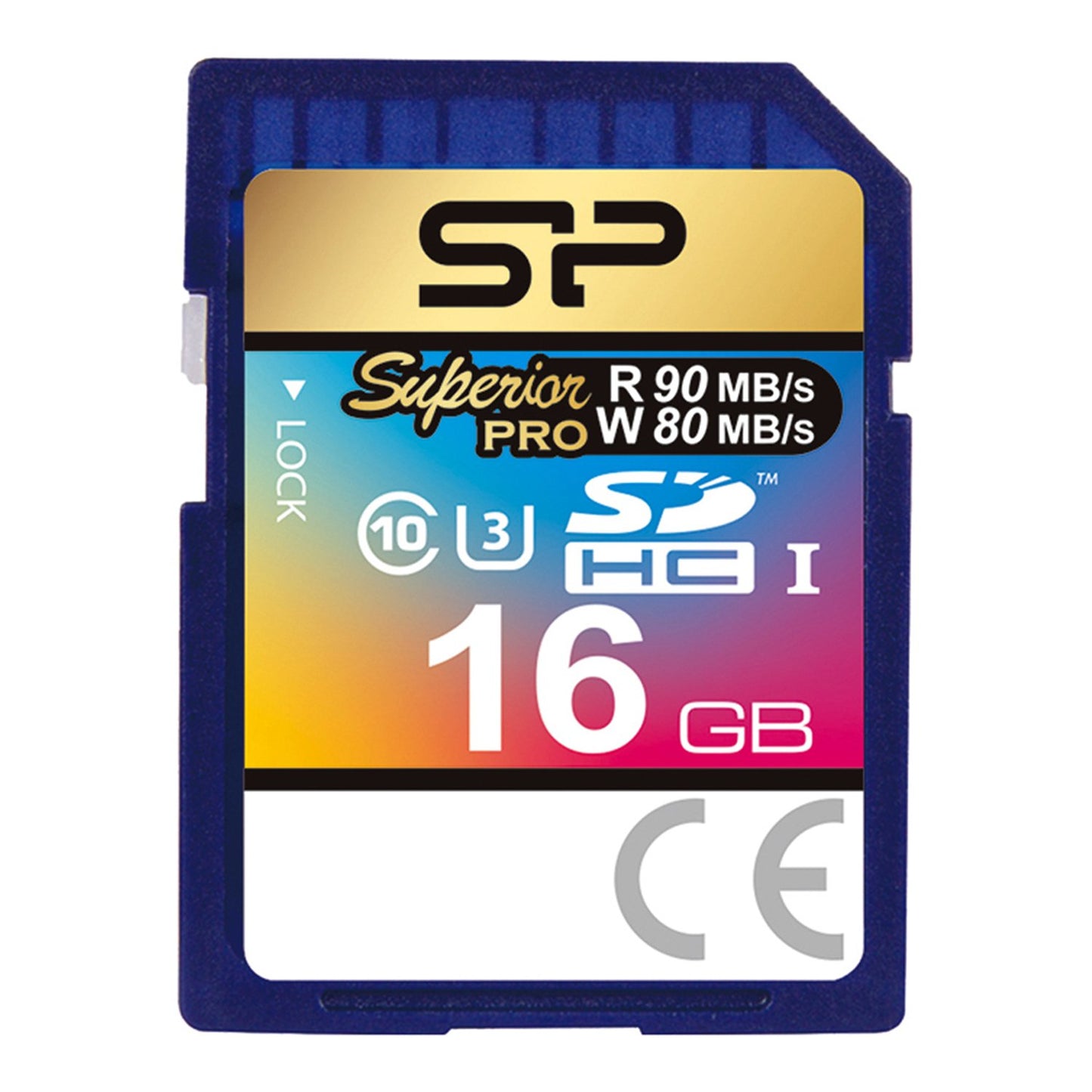 Silicon Power 16GB SDHC Class 10 UHS-3 Superior Pro Memory Card (SP016GBSDHCU3V10)