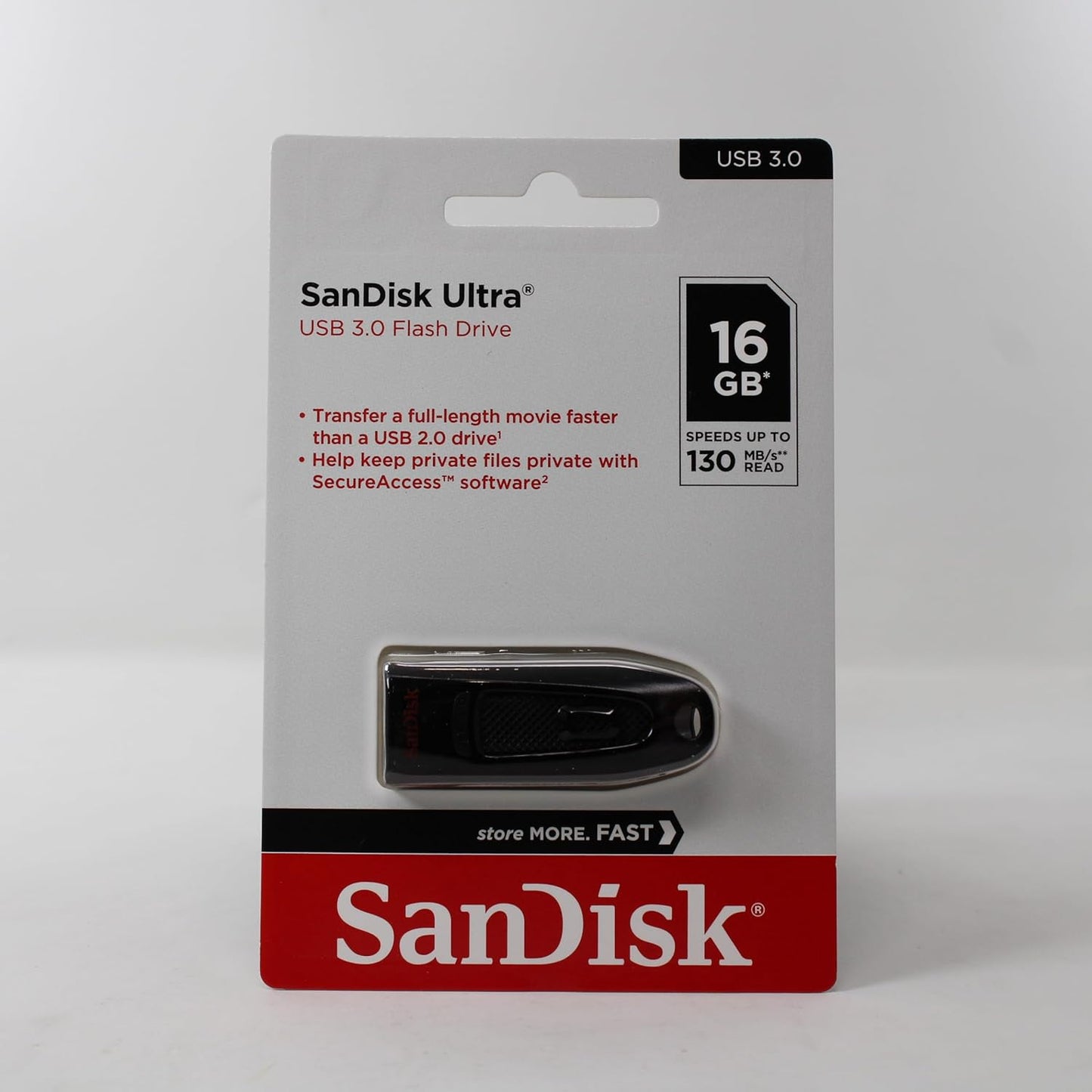 SanDisk Ultra CZ48 16GB USB 3.0 Pen Drive (Black)