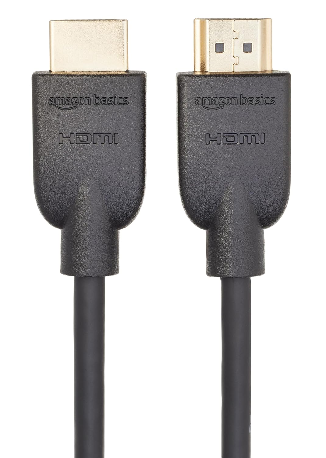 AmazonBasics High-Speed HDMI Cable,6 Feet (2-Pack),Black