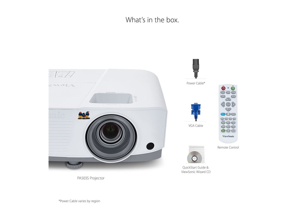 ViewSonic PA503S DLP projector - SVGA 800 x 600