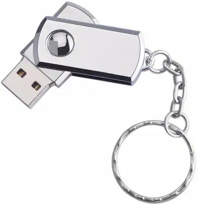 Kbr Product Silver Metal Stylish Swil 4Gb Flash Drive 4 Gb Pen Drive